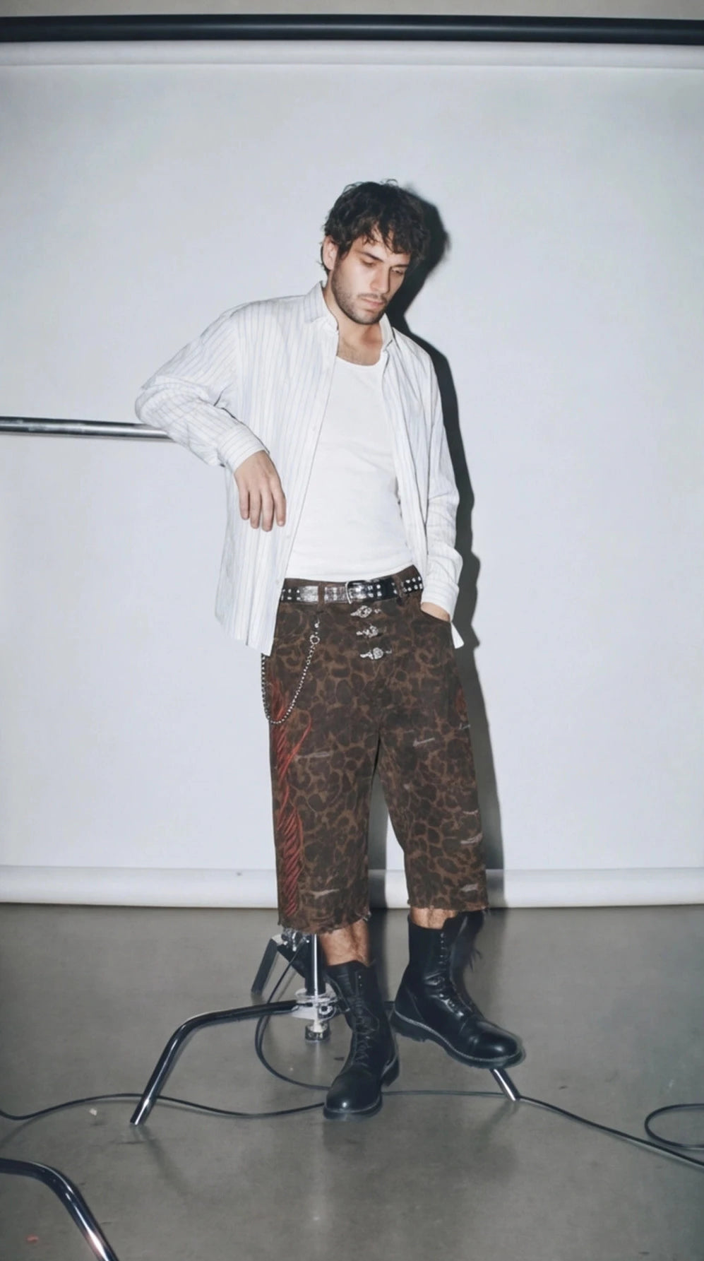 LEOPARD SCRIPT JORT