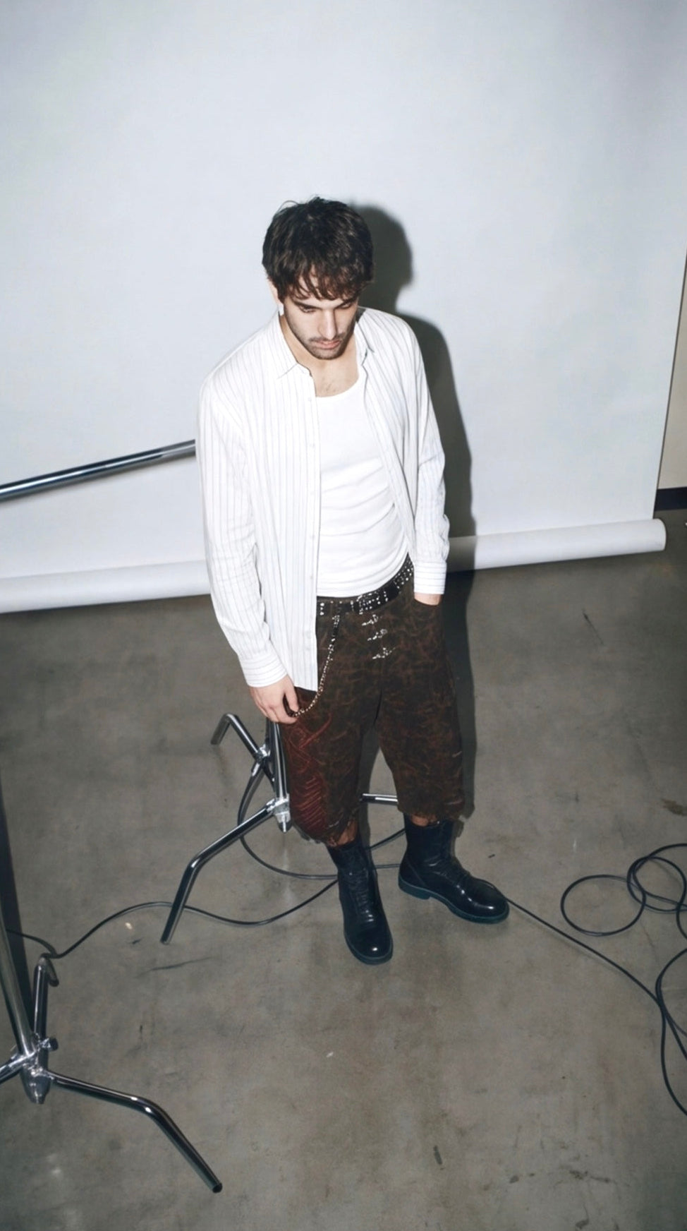 LEOPARD SCRIPT JORT