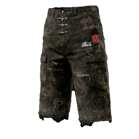 CAMO STONED JORT