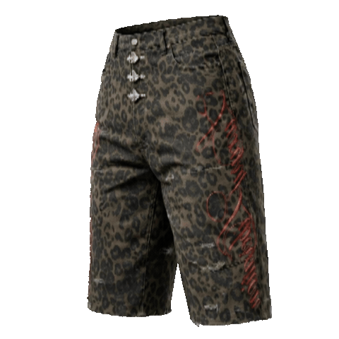 LEOPARD SCRIPT JORT